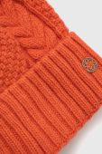 Шапка з домішкою вовни Granadilla Docroux колір помаранчевий
