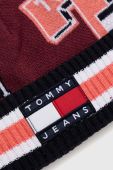 Шапка Tommy Jeans колір бордовий з тонкого трикотажу (2897422)