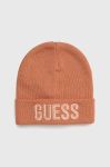 Дитяча шапка Guess колір помаранчевий