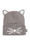 Дитяча шапка Karl Lagerfeld колір сірий