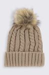 Дитяча шапка Coccodrillo колір коричневий