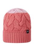 Дитяча шапка Reima колір помаранчевий з товстого трикотажу вовна