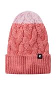 Дитяча шапка Reima колір помаранчевий з товстого трикотажу вовна