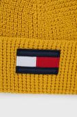 Дитяча шапка Tommy Hilfiger колір жовтий