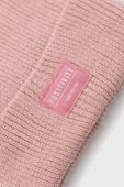 Дитяча бавовняна шапка Name it колір рожевий з тонкого трикотажу з бавовни