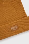 Дитяча бавовняна шапка Name it колір коричневий з товстого трикотажу з бавовни