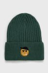 Дитяча шапка Name it колір зелений