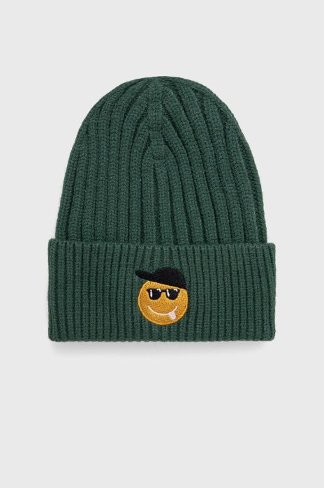 Дитяча шапка Name it колір зелений з товстого трикотажу (2723319)