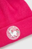 Дитяча шапка Name it колір рожевий з товстого трикотажу (2643694)