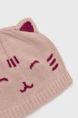 Дитяча шапка United Colors of Benetton колір рожевий з тонкого трикотажу (2711265)