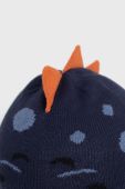 Дитяча шапка United Colors of Benetton колір синій з тонкого трикотажу (2711267)