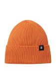 Дитяча вовняна шапка Reima колір помаранчевий з товстого трикотажу вовна
