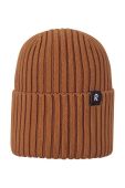 Дитяча шапка Reima колір коричневий з бавовни