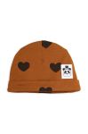 Дитяча шапка Mini Rodini колір коричневий (2578056)