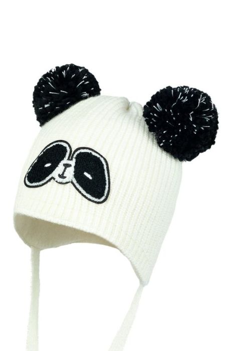 Дитяча шапка Jamiks колір бежевий з тонкого трикотажу (2595212)