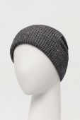 Шапка з домішкою вовни Tom Tailor колір чорний