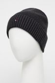 Шапка Tommy Hilfiger колір сірий з тонкого трикотажу (2588125)