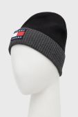 Шапка Tommy Jeans колір чорний з тонкого трикотажу (2694195)