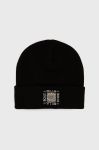 Шапка Billabong колір чорний з товстого трикотажу (2600696)