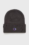 Вовняна шапка Champion колір сірий з тонкого трикотажу вовна (2792636)