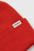 Шапка Lindbergh колір червоний з тонкого трикотажу