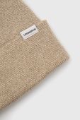 Шапка Lindbergh колір бежевий з тонкого трикотажу