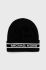 Шапка Michael Kors колір чорний з товстого трикотажу