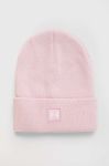 Шапка Under Armour колір рожевий з товстого трикотажу