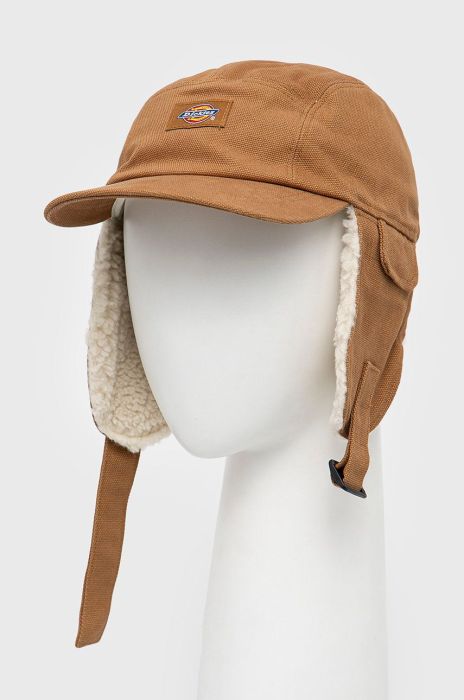 Бавовняна бейсболка Dickies колір коричневий з аплікацією (2631859)