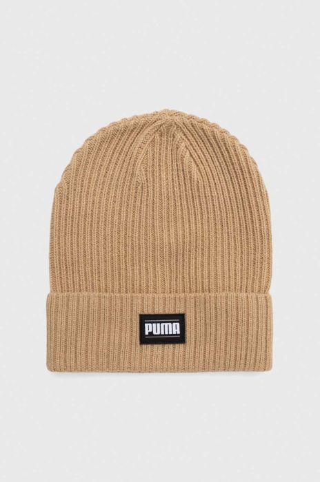 Шапка Puma колір чорний з тонкого трикотажу (3537183)