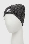 Шапка adidas колір чорний з тонкого трикотажу (2608181)