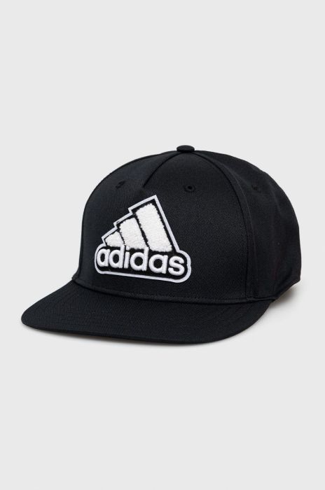 Кепка adidas колір чорний з аплікацією (2558422)