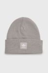 Шапка adidas Originals колір сірий з тонкого трикотажу