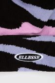 Шапка Ellesse колір фіолетовий з товстого трикотажу