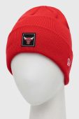 Шапка New Era колір червоний з товстого трикотажу (2814920)