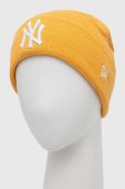 Шапка New Era колір жовтий з товстого трикотажу (2814933)