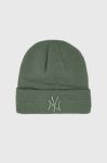 Шапка New Era колір зелений з товстого трикотажу (2811534)
