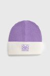 Шапка з домішкою вовни United Colors of Benetton X Pantone колір фіолетовий (2839445)