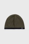 Двостороння шапка Icebreaker Pocket колір зелений з тонкого трикотажу вовна