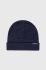 Вовняна шапка Peak Performance колір синій з товстого трикотажу вовна