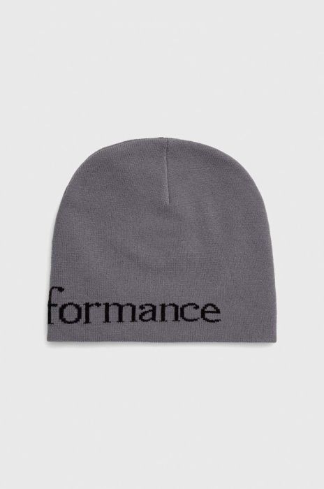 Шапка Peak Performance колір сірий (2829456)