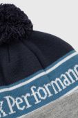 Шапка Peak Performance колір сірий з товстого трикотажу