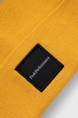 Вовняна шапка Peak Performance Switch колір жовтий вовна