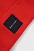Вовняна шапка Peak Performance Switch колір червоний вовна