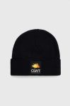 шапка Colourwear колір чорний з товстого трикотажу