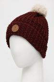 Шапка Cabaia колір бордовий