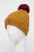 Шапка Cabaia колір жовтий з товстого трикотажу