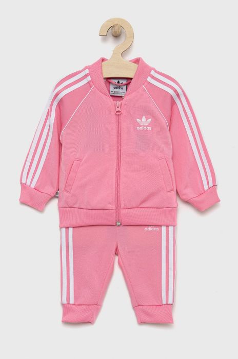 Cпортивний костюм для немовлят adidas Originals колір рожевий (2694222)
