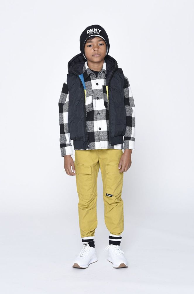 Дитяча сорочка Dkny колір чорний (2697878)