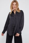 Сорочка Y.A.S жіноча колір чорний regular класичний комір (2544982)